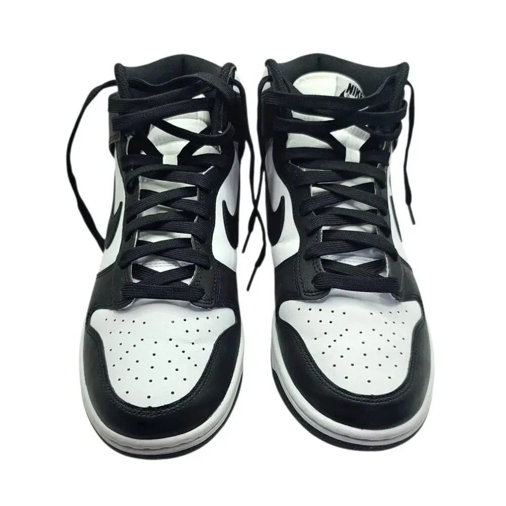 Nike Mens Panda Dunks Hi Retro Basketball Lifestyle Sneakers